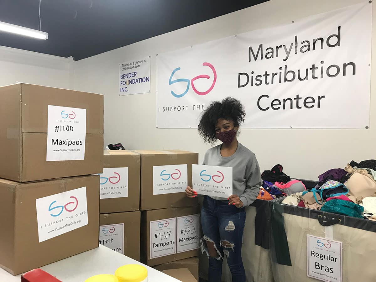 Maryland Woman Has Organized The Donation Of A Million Bras, Tampons, And  Maxipads