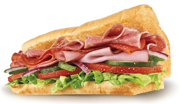 Italian BMT sandwich from Subway